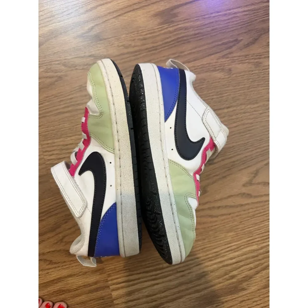Nike Court Borough Low Recraft PS Pink Ultramarine Youth Size 3Y Sneakers Shoes
